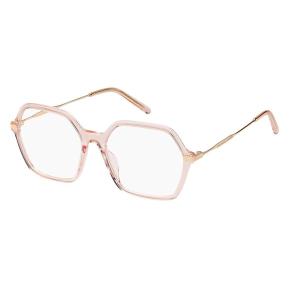 NEW MARC JACOBS MARC 615 035J 00 EYEGLASSES PINK GOLD WOMEN EYEWEAR MARC JACOBS